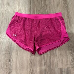 Under Armour Women's Vibrant Pink Athletic Shorts
